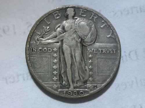 1930-P Standing Liberty Quarter 25c