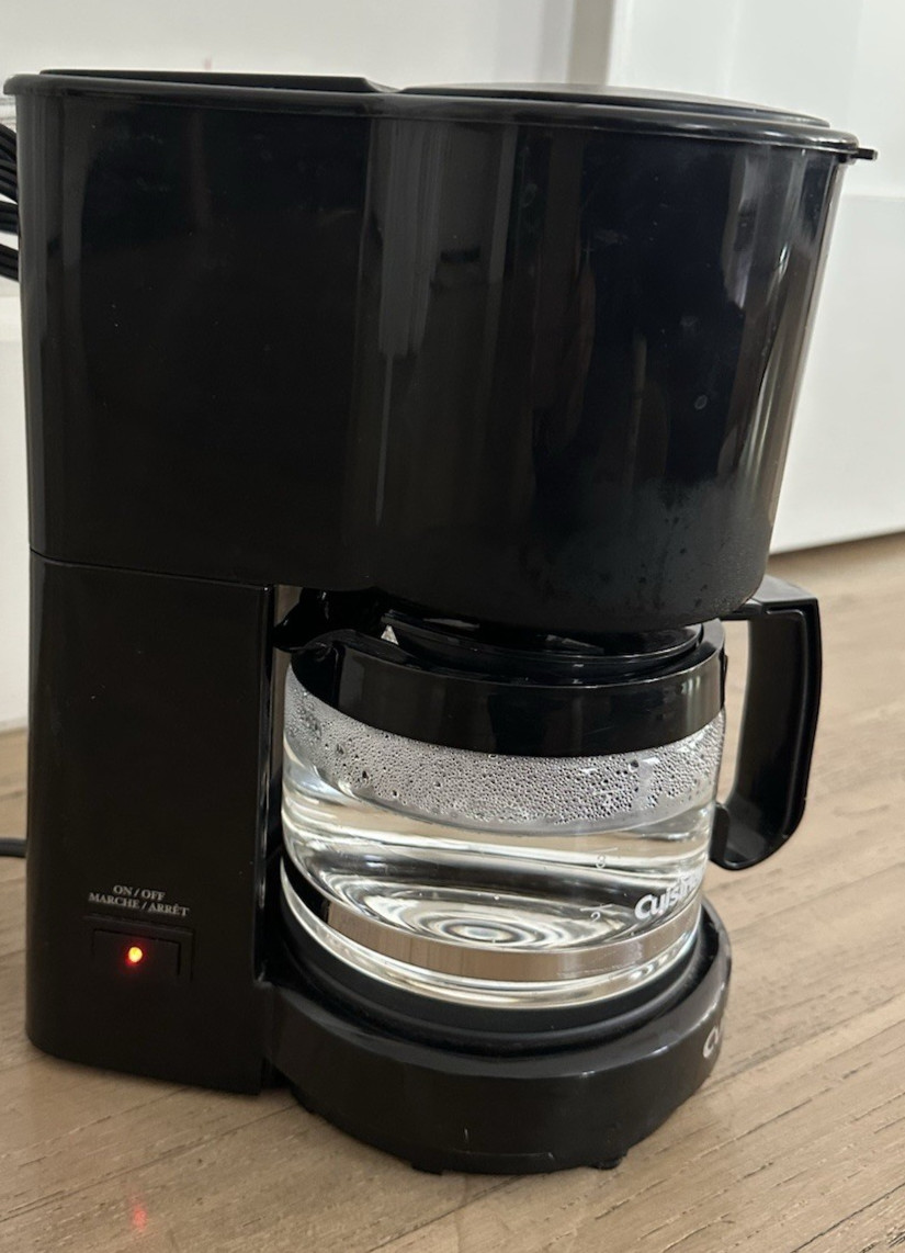 Black W/glass Carafe Works Tested