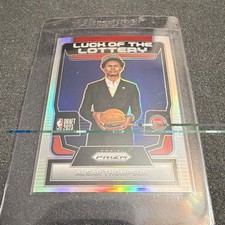 Panini Prizm Luck of the Lottery Prizm Ausar Thompson #3 Detroit Pistons