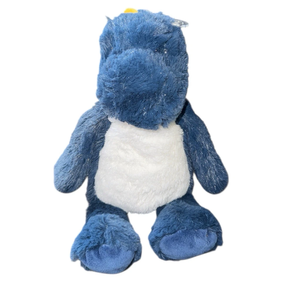 NUEVO Carters Azul Oscuro Amarillo Dinosaurio Peluche Dragón 10 Pulgadas Foto 2 de 4