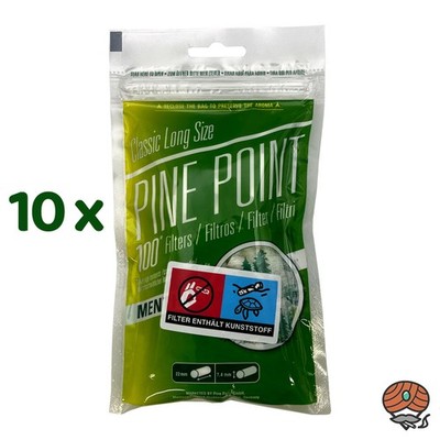 10 x Pine Point Filter Tips für Mark1 Hybrid (ähnlich Elixyr Plus) à 100 Stück