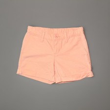 Gap Kids Girls Adjustable Waist Coral Cuffed Shorts Size 6 Regular