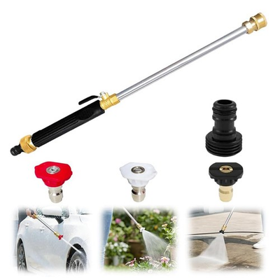 #ad Jet Nozzle Power Washer for Garden Hose with 3 high pressure nozzles $19.99