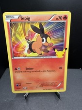 McDonald's Glass Pokemon TCG: Tepig Holo McDonald's 2021 Promo Card #13/25  - Near Mint/Mint Condition McDonald's Plates