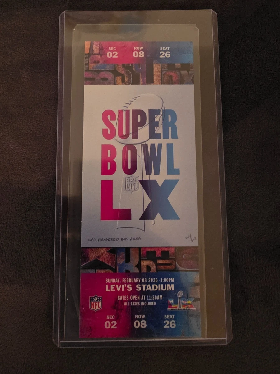25+ Super Bowl In Vintage Sports Ticket Stubs for sale | Updated