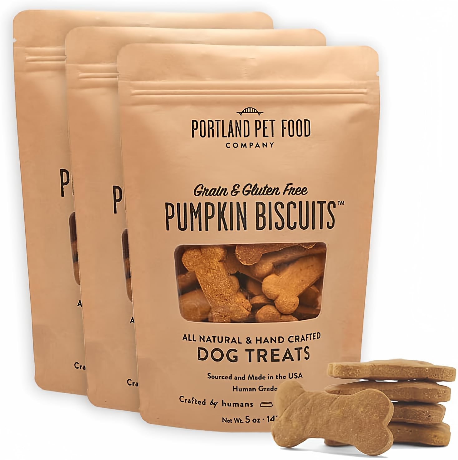 Grain-Free Pumpkin Dog Treats - Healthy Biscuits for All Dog