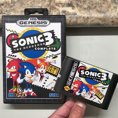 Sonic 3 Complete ''Limited Edition'' with SAVE features for Sega Genesis + case