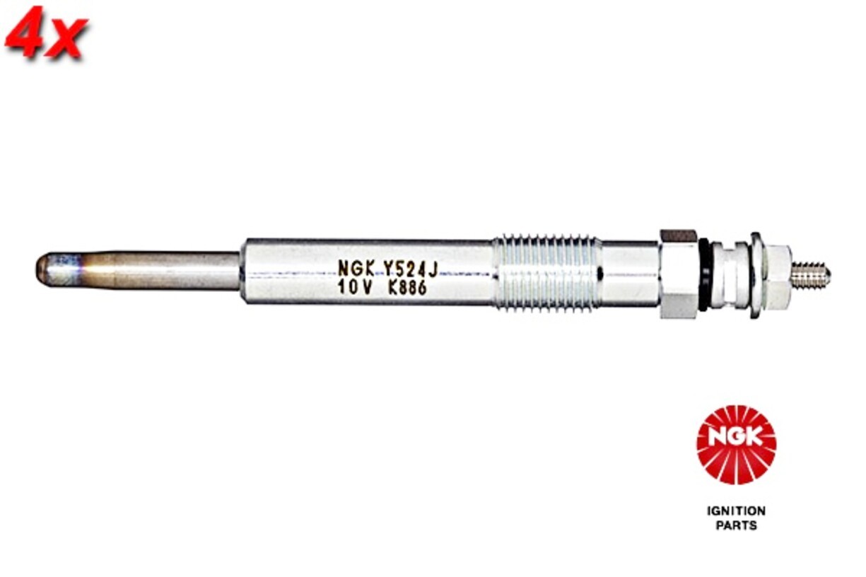 NGK 4x Glow Plug For FORD C-Max Fiesta IV Focus II Galaxy Mondeo S-Max 98-15 AB