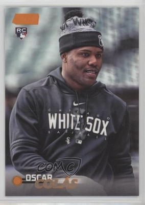 2023 Topps Stadium Club Orange Foil 10/199 Oscar Colas Colás #244 Rookie RC 14ll