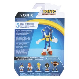 Sonic The Hedgehog Action Figure 2.5 Inch Collectible Inch, Blue