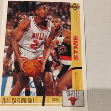 Upper Deck 1991-92 #189 Bill Cartwright Chicago Bulls Base Set Basketball