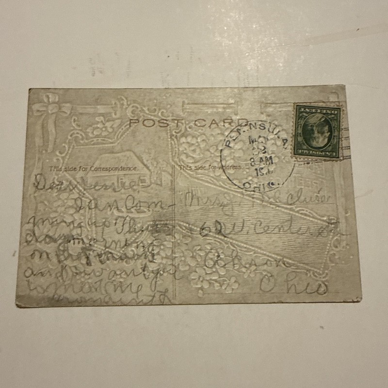 OHIO-Peninsula, Summit County (1837-Date) 1910 Cancel