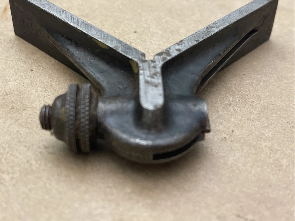 Vintage Center Head Cast Iron For Combination Square 12-24” Head Only - Image 4 of 4