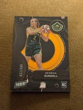 Serena Sundell RC 2025 Panini WNBA Player of the Day #RC15 Orange /199