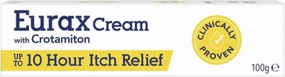 Eurax Itch Relief Cream 100g, Help Stop Itching Fast, Lasts Upto 10h for Relief