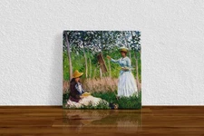 Claude Monet "In The Woods At Giverny" Canvas Print Wall Art Home Decor