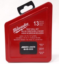 Milwaukee 48-89-0030 13pc Jobbers Length Twis...