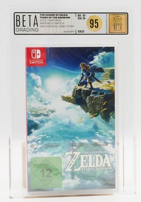 Zelda Tears of the Kingdom Nintendo Switch NEU in Folie no VGA Beta Grading 95