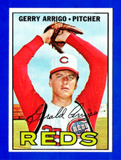 1967 TOPPS #488 GERRY ARRIGO CINCINNATI REDS CARD -- NR MINT