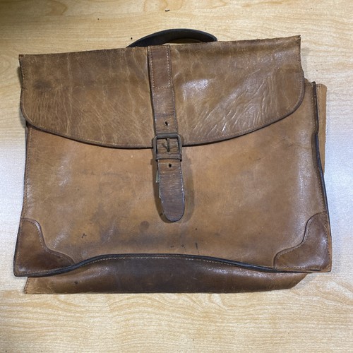 VINTAGE Our Tribe  Leather Briefcase