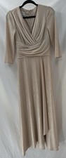 Oleg Cassini Evening Gown Sz 6 Luxury Mother Of The Bride Designer Sparkle Chic