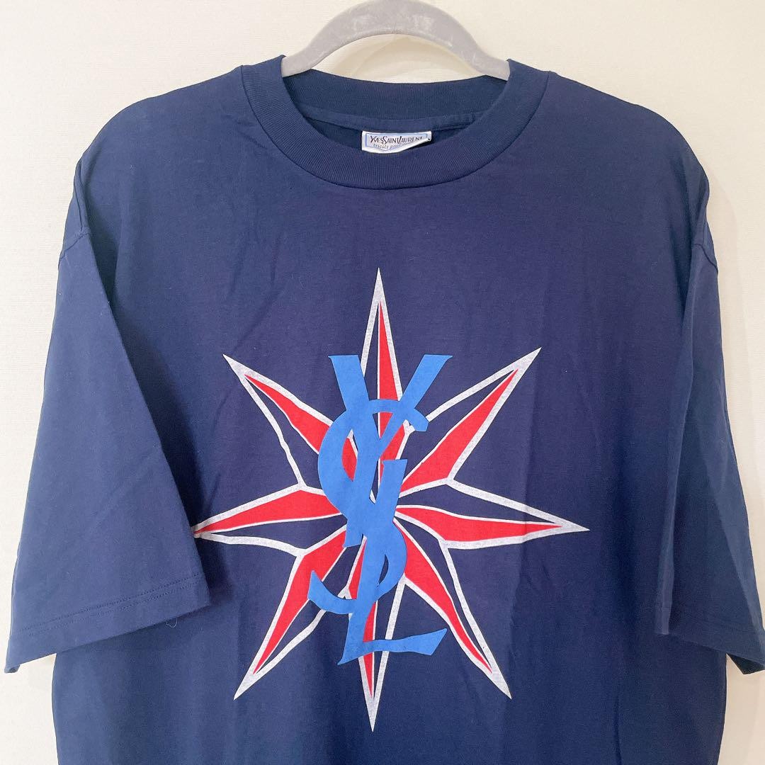 T shirt manica corta stampa Yves Saint Laurent usata vintage