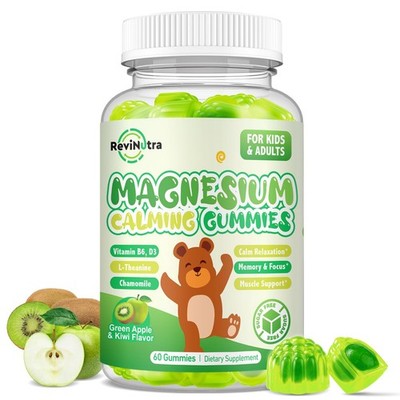 Magnesium Gummies for Kids  Magnesium Glycinate Gummies with LTheanine, Vitam...