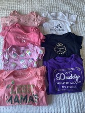 Lot Of 7 Baby Girl One Piece-Size 3-6 Months-Gerber  Multiple Brands  Colors