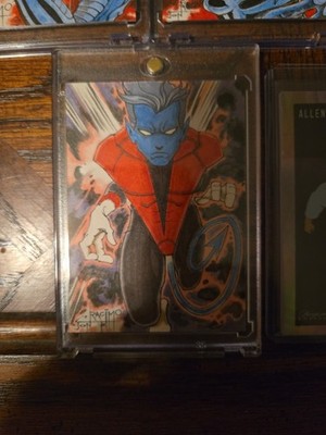 Marvel  Sketch Card Jon Racimo Nightcrawler 1/1