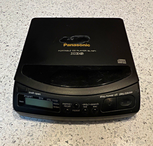 Panasonic SL-NP1 XBS Portable CD Player, Headphone Jack,