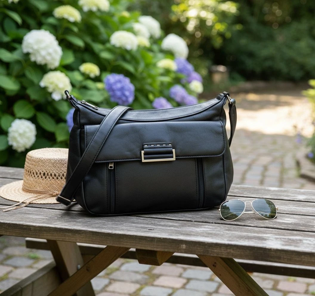 Hush Puppies Zip Leather Exterior Bags & Handbags for Women for