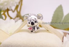 New Pandora Australia Surfing Koala Charm 799031C01 Retired