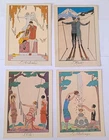 NEW POSTCARDS - 4 SEASONS OF GEORGES BARBIER (reproduction)