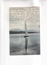 F8998) Postcard, GREETINGS from LAKE WÖRTHERSEE - Sailboat - VELDEN 1905
