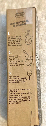 Modern Cocktail "Cocktail Bombs" Sampler Collection 5 Pack of Five Flavors - Picture 3 of 4