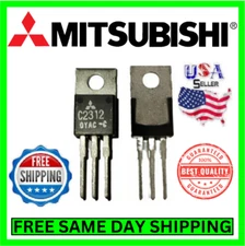 1 Pc. New 2SC2312 Transistor Silicon RF Power MITSUBISHI NPN 12V 17W 27MHz TO220