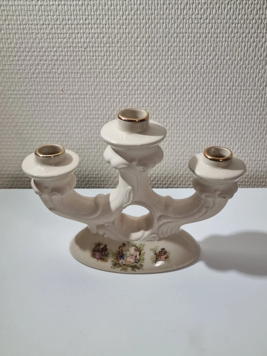 Bougeoir en céramique rose - grand modèle - Homemade For Love