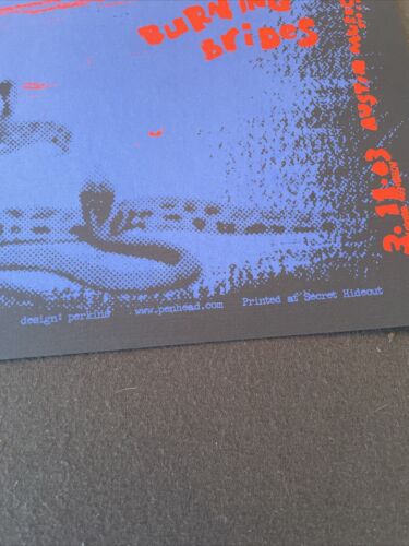 Audioslave Burning Brides 2003 Original Konzert Poster signiert nummeriert RAR - Bild 3 von 8