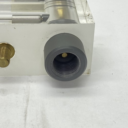 "NUEVO medidor de flujo acrílico máximo King Instrument 14"" 1/2"" NPT 0-42SCFM - Imagen 3 de 6