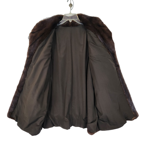 Vintage Dasco Women's Brown Luxurious Mink Fur Long Winter Elegant Fashion Coat - Picture 3 of 18