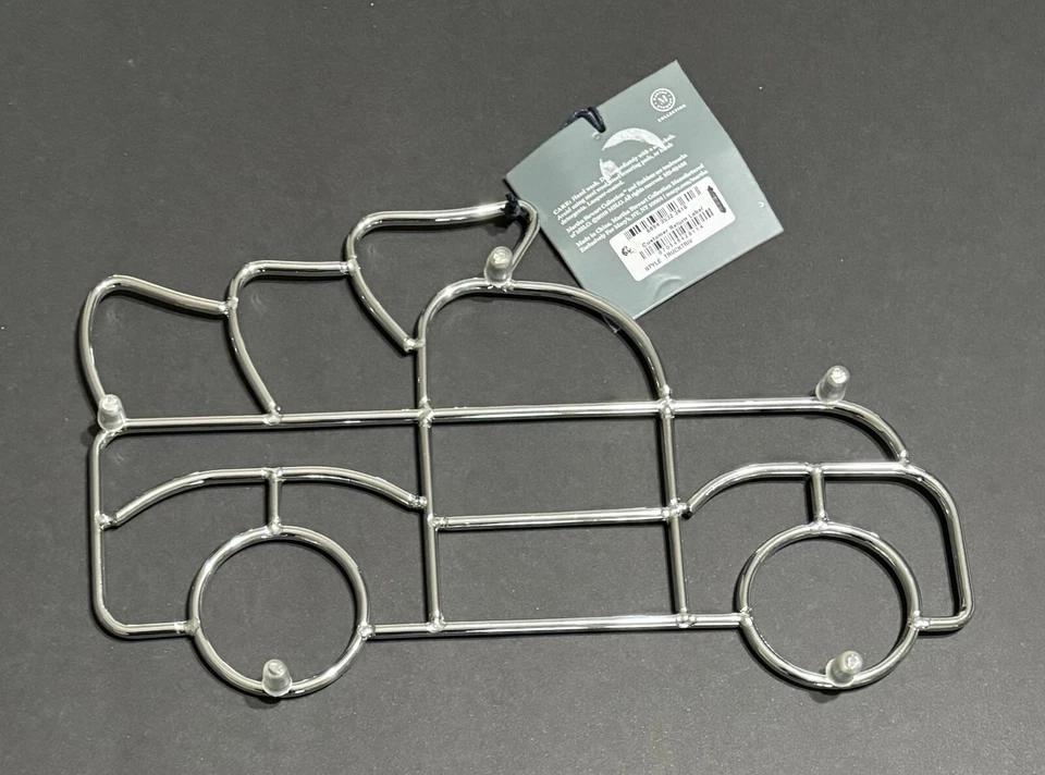Martha Stewart Collection Trivet Country Truck Shaped New with Tag Silver Tone - Image 4 of 4