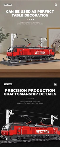 MOC Vectron Train Tracks Brick Building Set DIY Railway Model Kit 1889Pcs Box AU - Picture 10 of 10