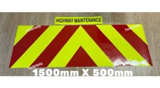 Magnetic Chapter 8 Removable Chevron FREE Highway Maintenance 1500mm x 500mm