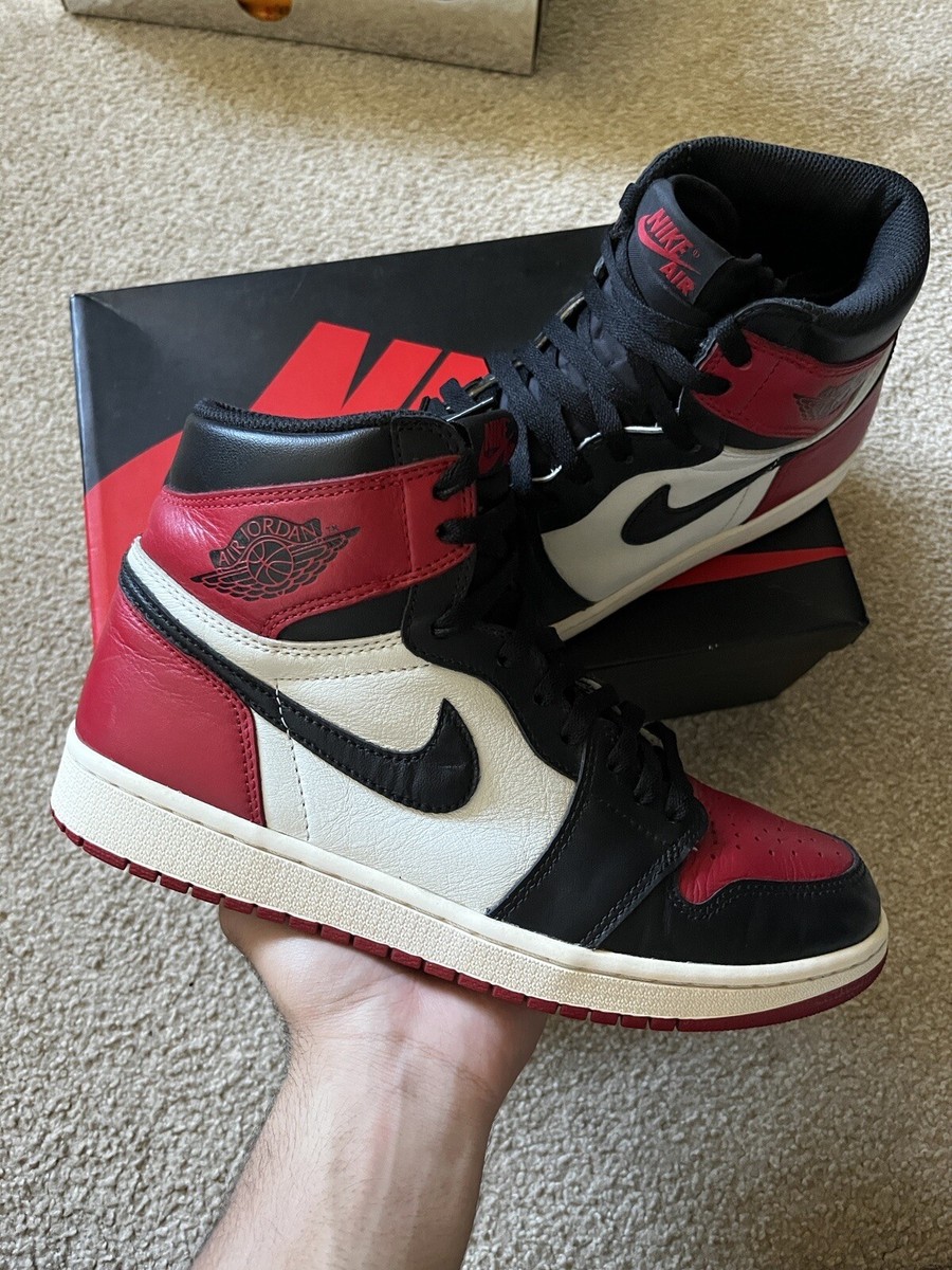 Nike Air Jordan 1　Bred Toe Jordan 1 Retro High Bred Toe Men's - 555088-610 - US