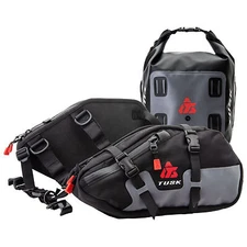 Tusk Traverse Pannier Bags w/ X-Small Dry Duffel Tail Bag-Dual Sport