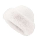 Women Winter Furry Hat Faux Fur Russian Cossack Hat Fluffy Warm Ski Snow Cap