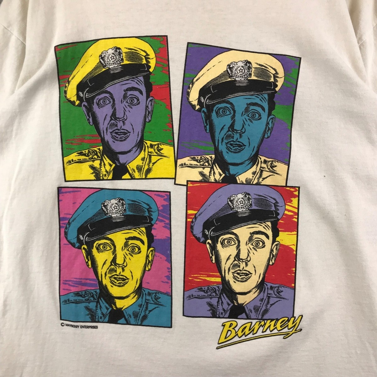 Vintage 90s Barney The Andy Griffith Show T shirt size XL | eBay