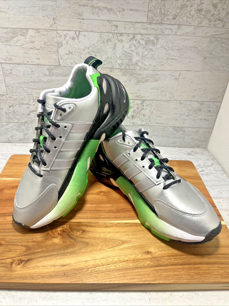 Adidas X Kawasaki Ninja Zx 22 Boost Mens Sz 8 Metallic Silver