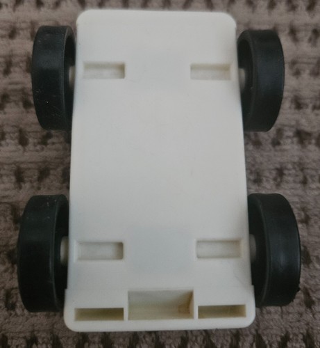 3 Vintage Fisher Price Little People Car Plastic Green White w/ Boy & Brown Dog - Picture 6 of 10