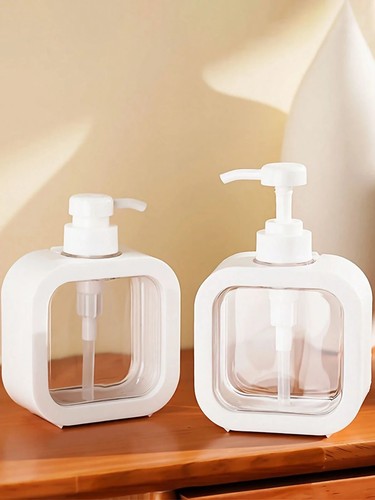 500ml Soap Dispenser Bottle Pump Plastic Hand Liquid Bathroom Shampoo Empty UK.. - Picture 3 of 8